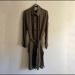 Zara olive green linen jacket